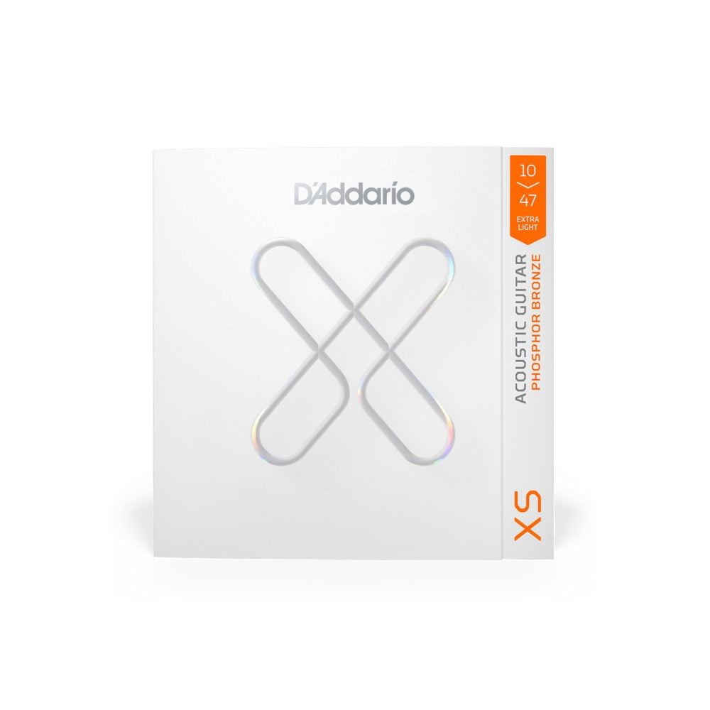 Bao bì dây D'Addario XSAPB1047 cỡ 10-47 Extra Light – mặt trước