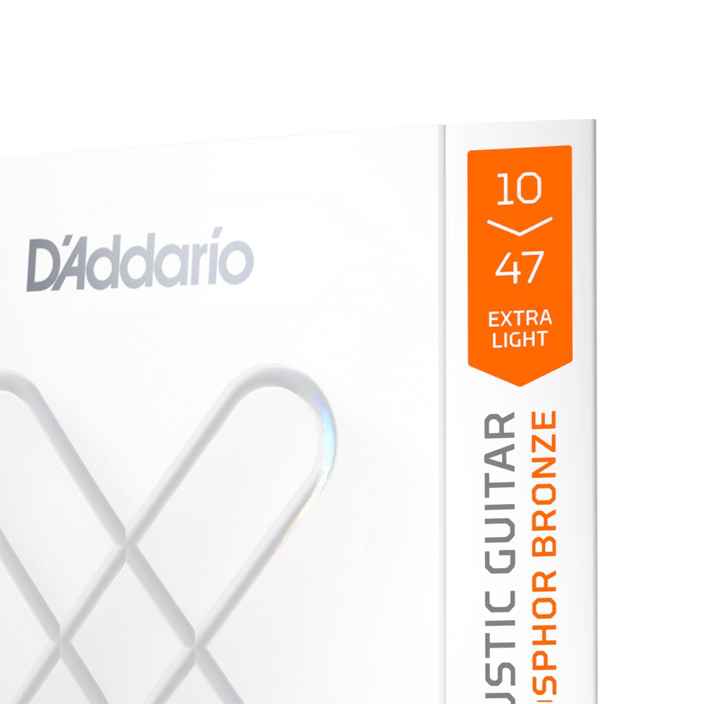 Cận cảnh bao bì dây D'Addario XSAPB1047 10-47 Extra Light