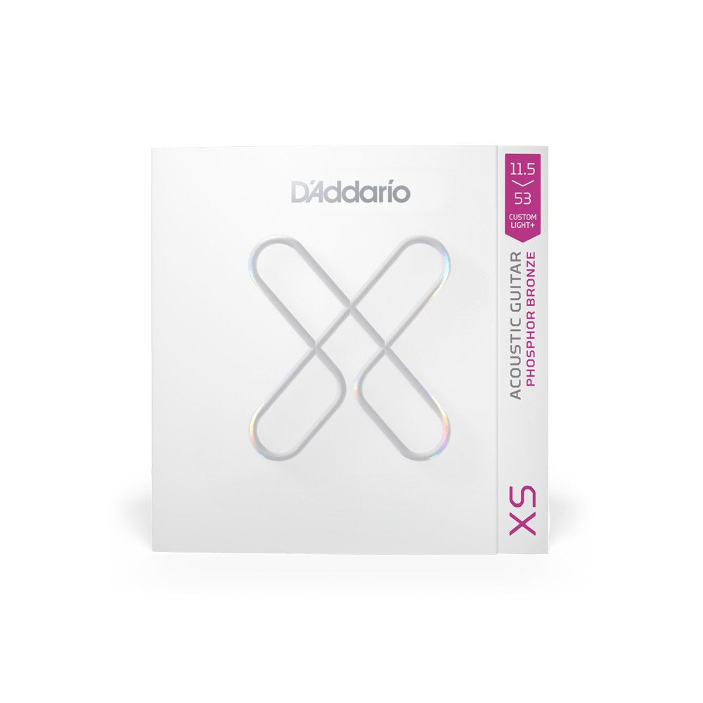 Bao bì dây D'Addario XSAPB11553 cỡ 11.5-53 Custom Light Plus – mặt trước