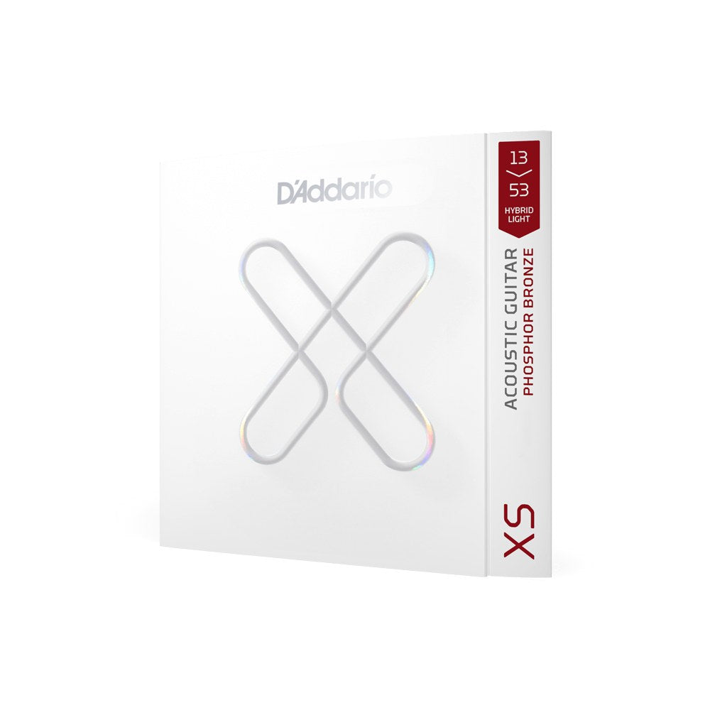 Dây D'Addario XSAPB1353 XS Phosphor Bronze 13-53 Hybrid Light – bao bì