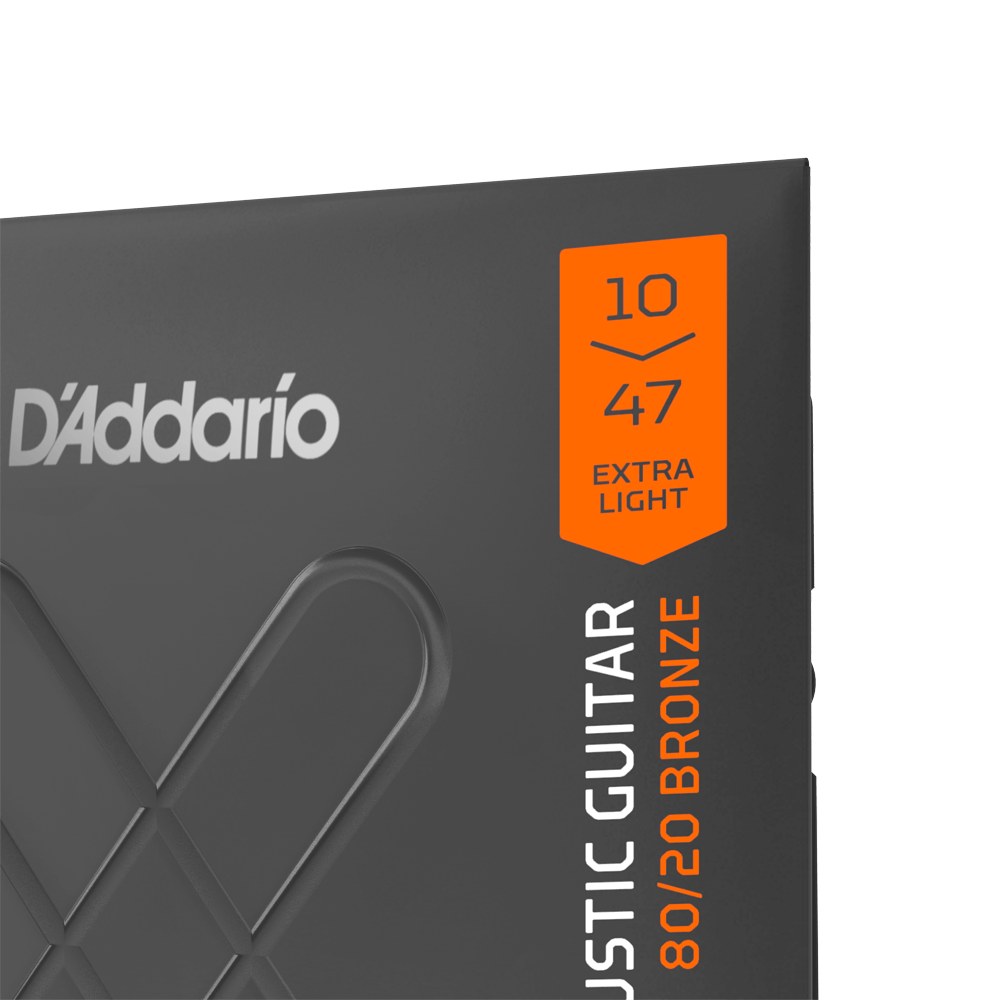 Cận cảnh bao bì dây D'Addario XTABR1047 10-47 Extra Light