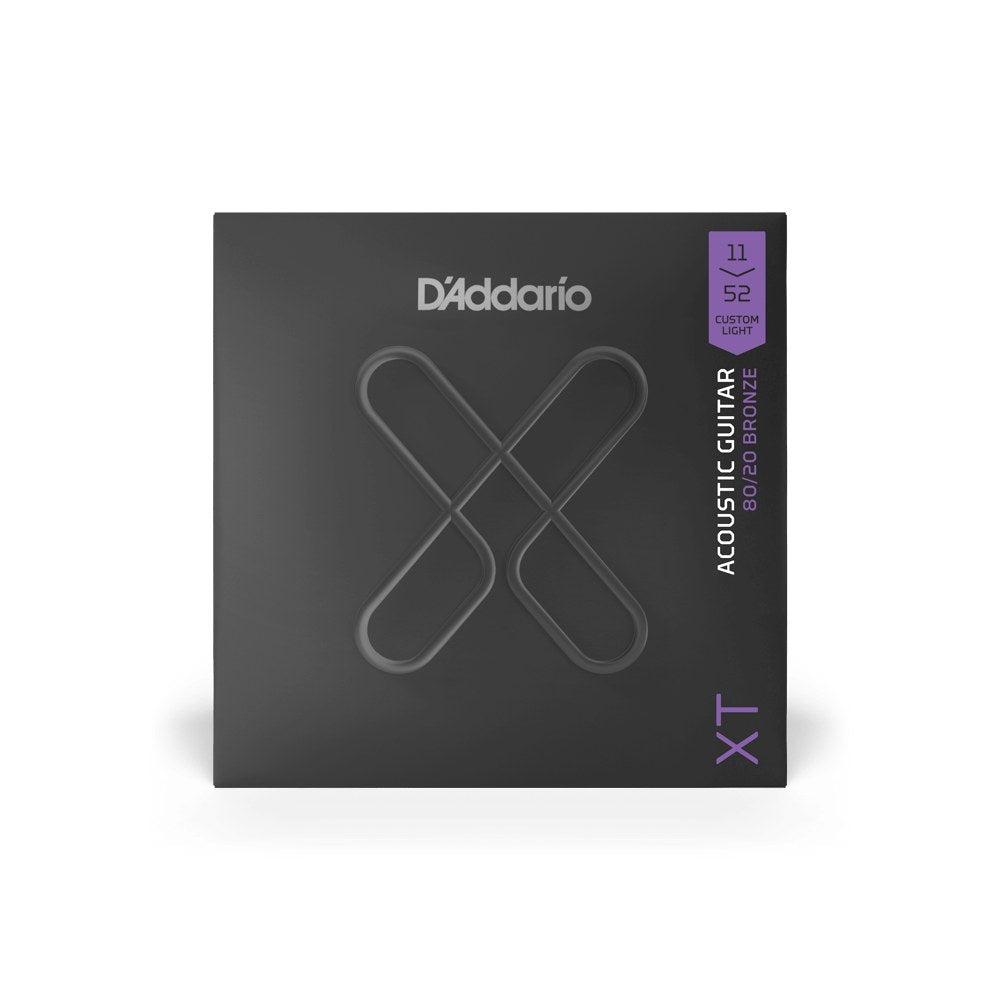 Bao bì dây D'Addario XTABR1152 cỡ 11-52 Custom Light – mặt trước