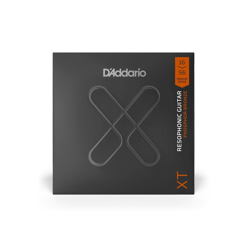 Bao bì dây D'Addario XTAPB1656 cỡ 16-56 Medium Resophonic – mặt trước