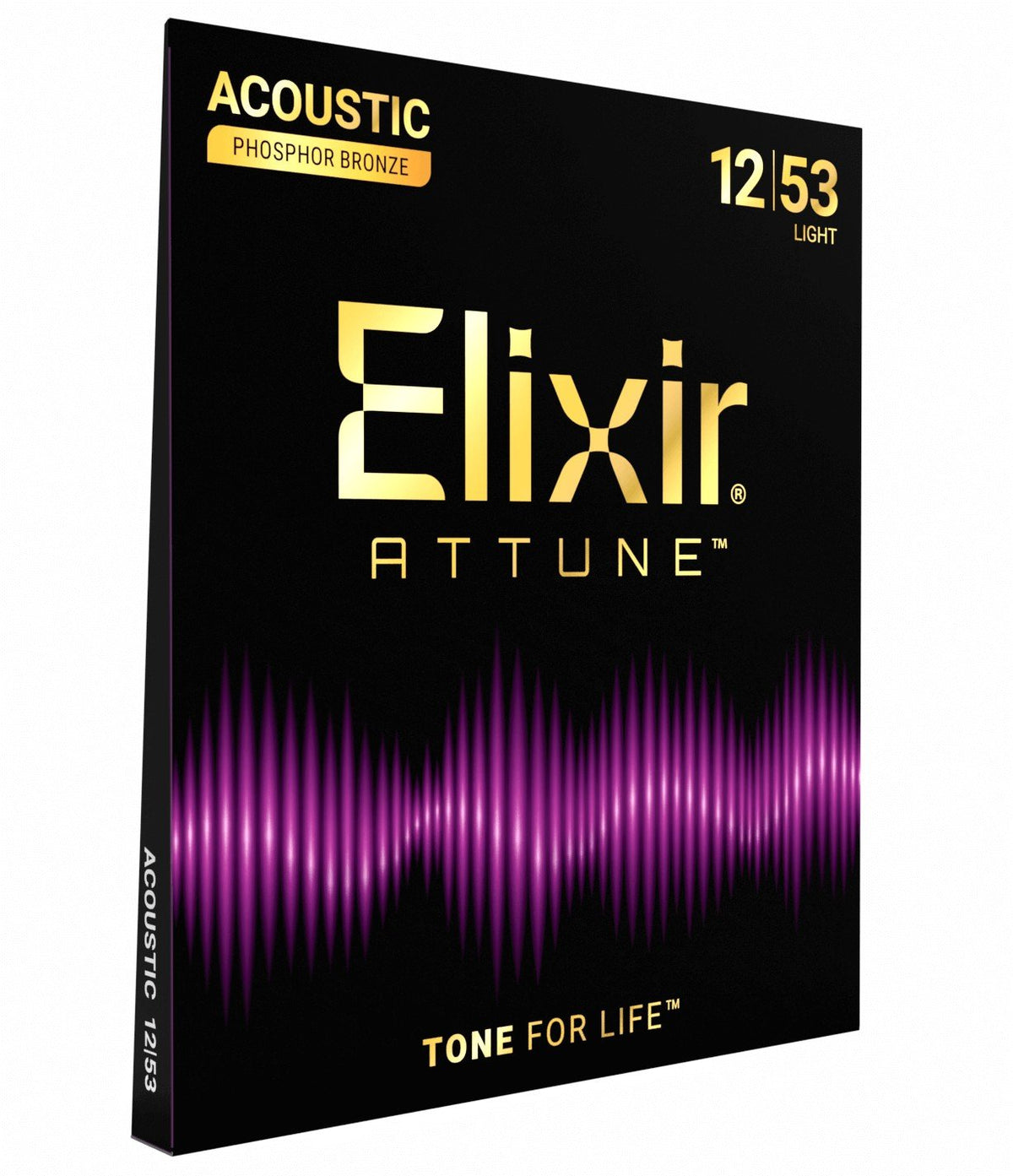 Bao bì dây Elixir Attune 21052 cỡ 12-53 – góc nghiêng