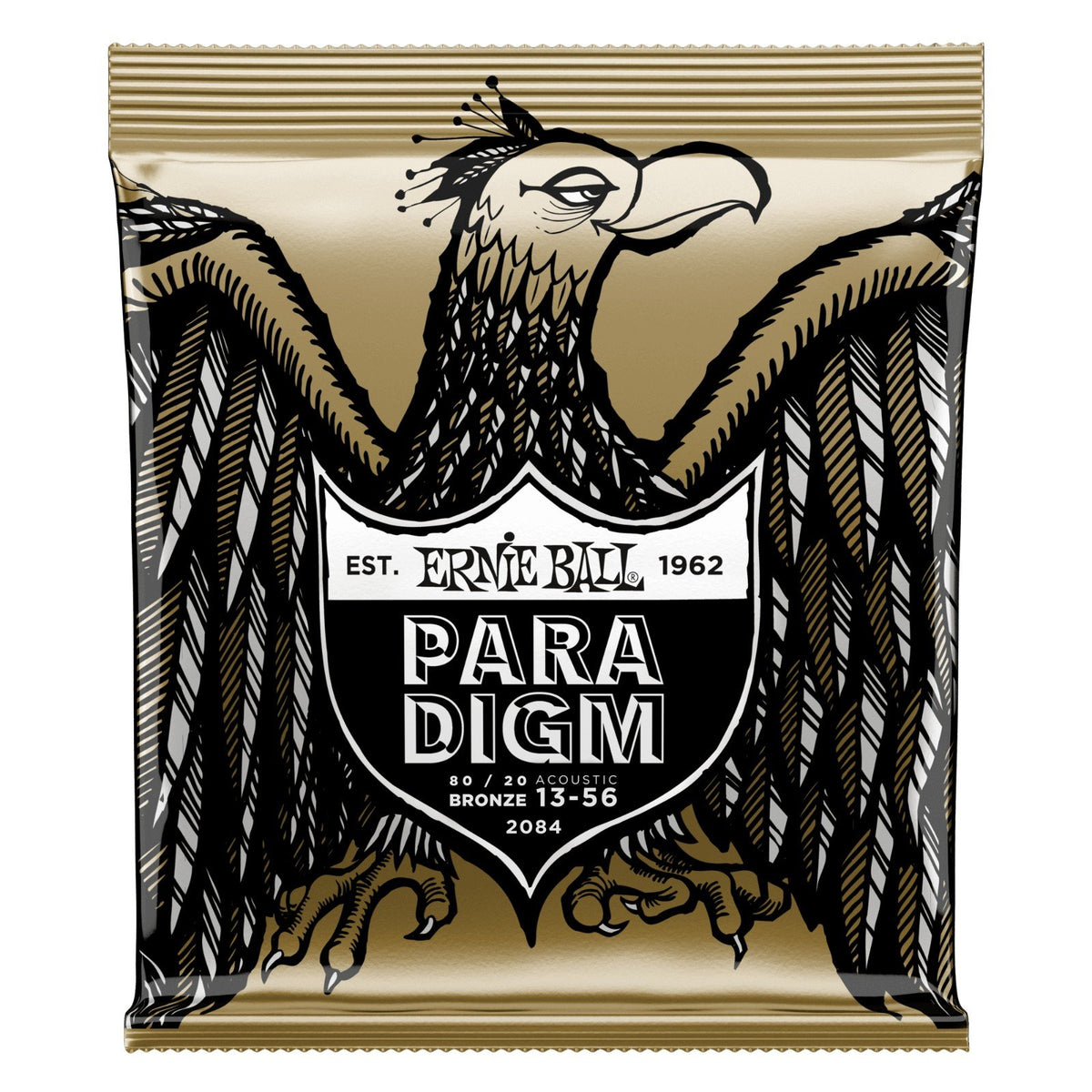 Dây Ernie Ball 2084 Paradigm 80/20 Bronze 13-56 Medium – bao bì mặt trước