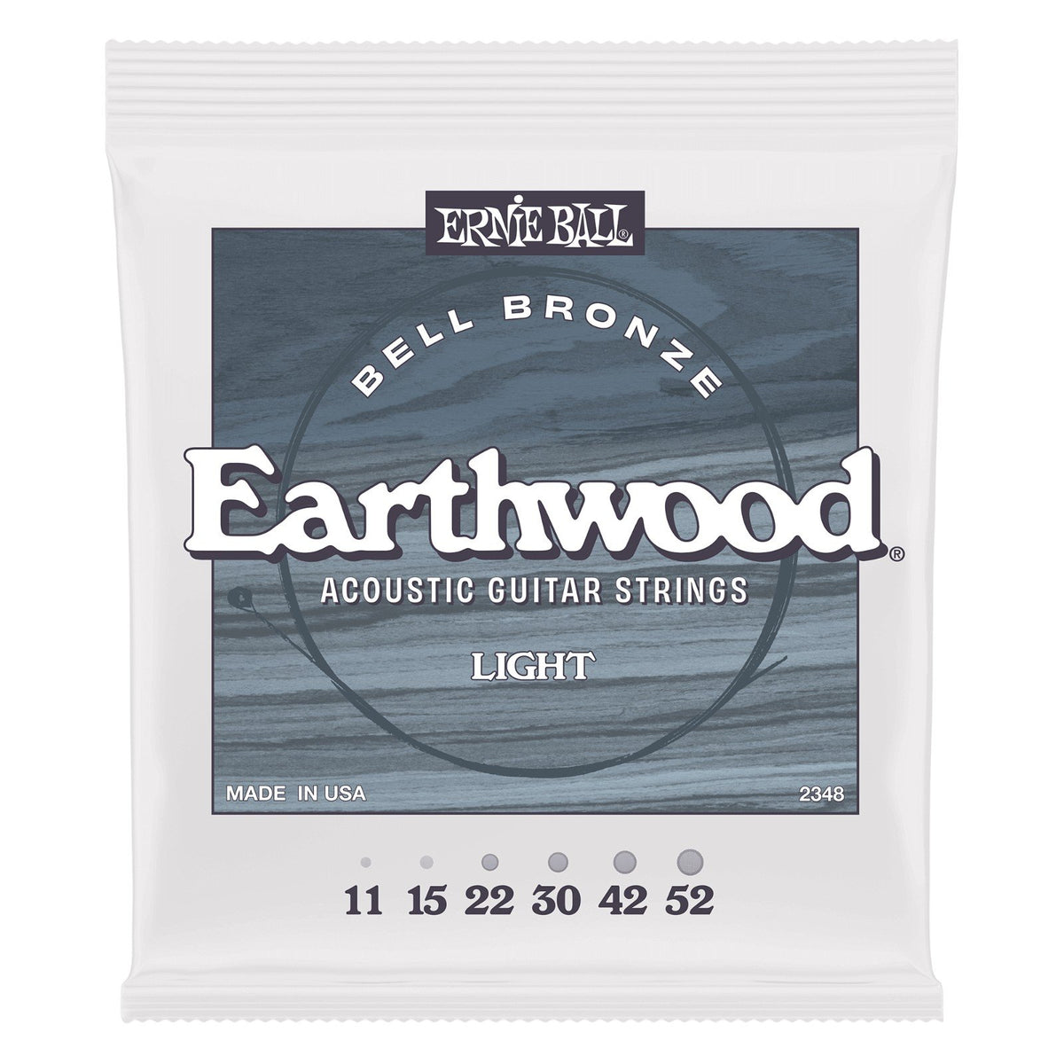 Dây Ernie Ball 2348 Earthwood Bell Bronze 11-52 Light – bao bì mặt trước