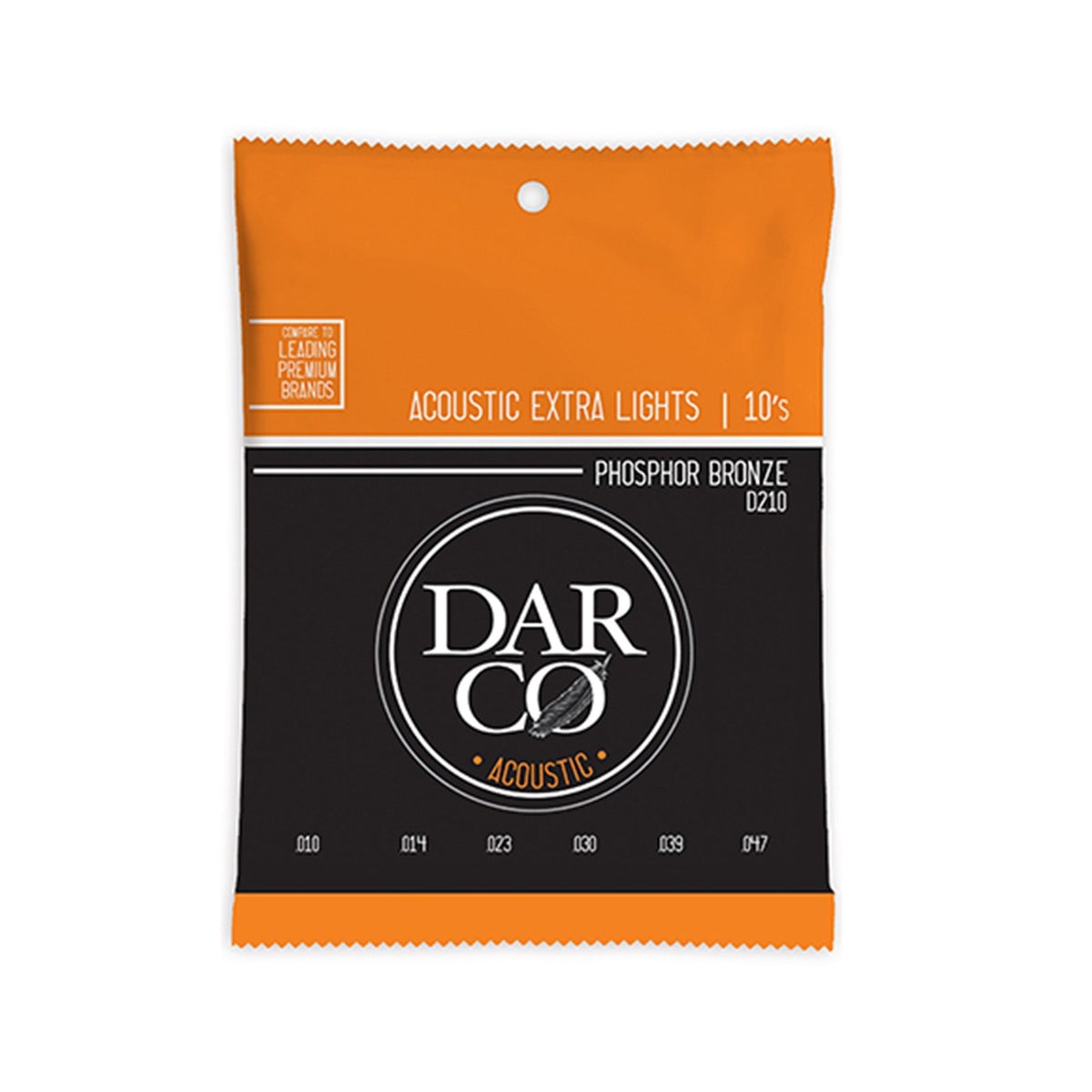 Dây Martin Darco D210 10-47 Extra Light – bao bì mặt trước