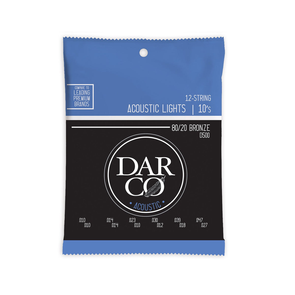 Dây Martin Darco D500 10-47 Light – bao bì mặt trước