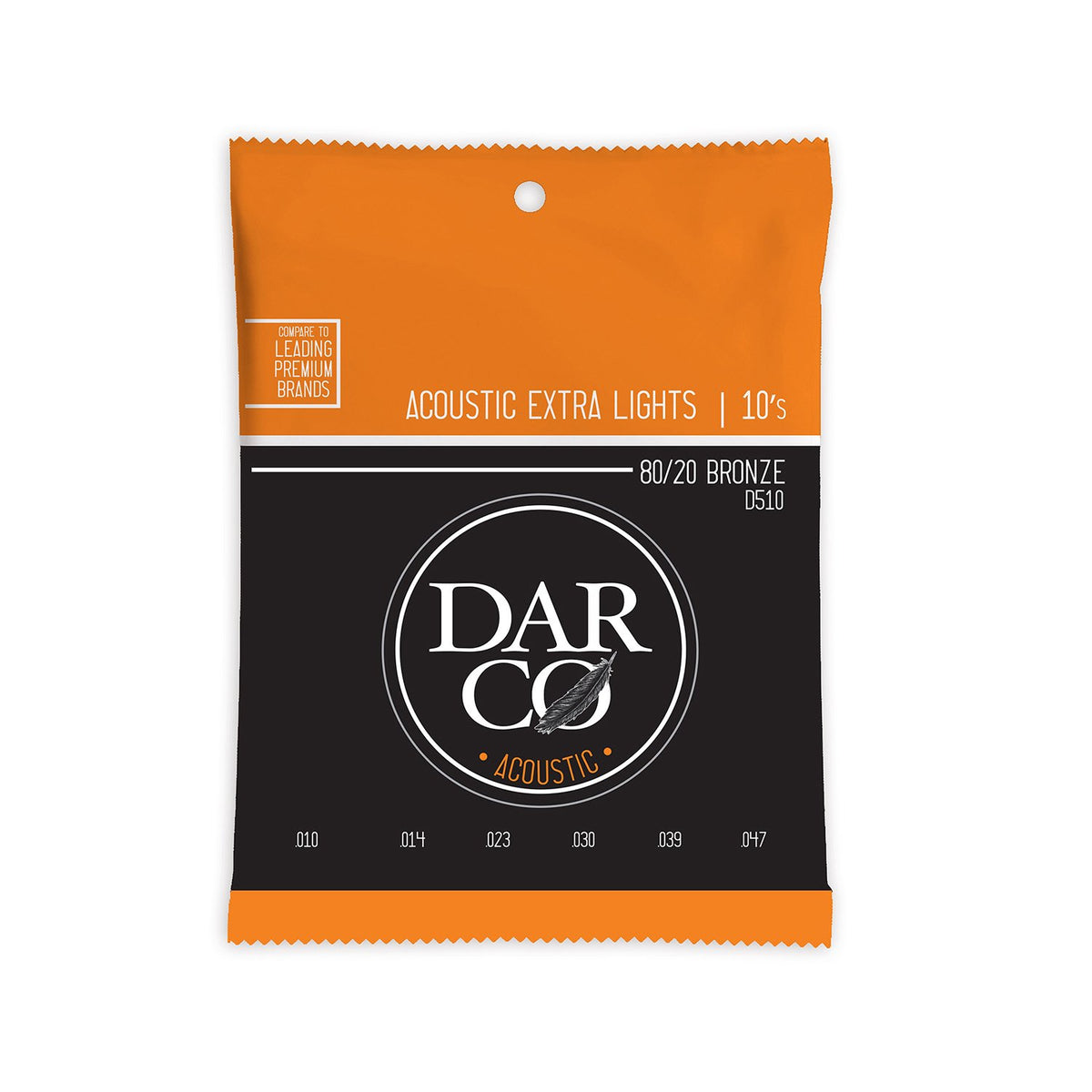 Dây Martin Darco D510 10-47 Extra Light – bao bì mặt trước