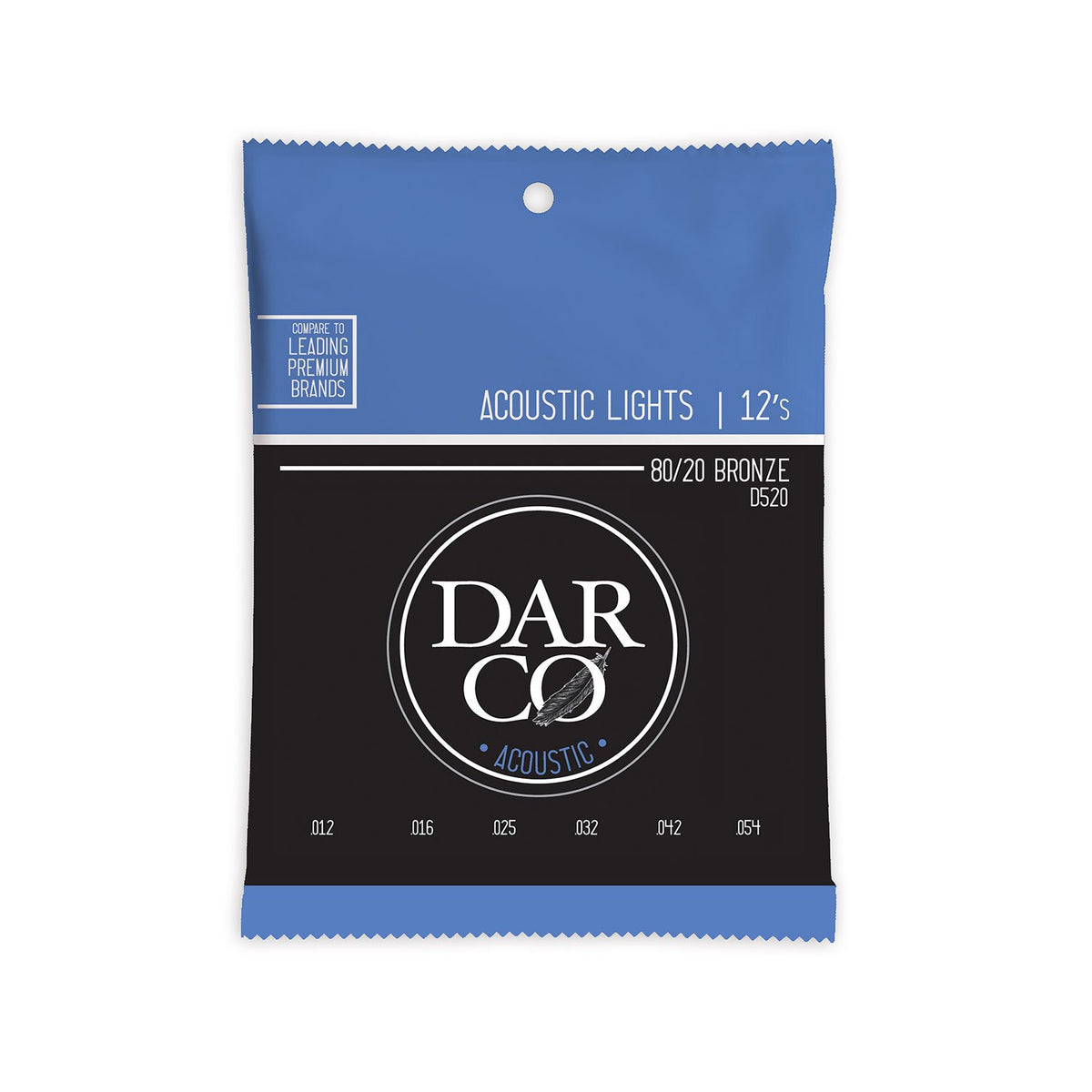 Dây Martin Darco D520 12-54 Light – bao bì mặt trước