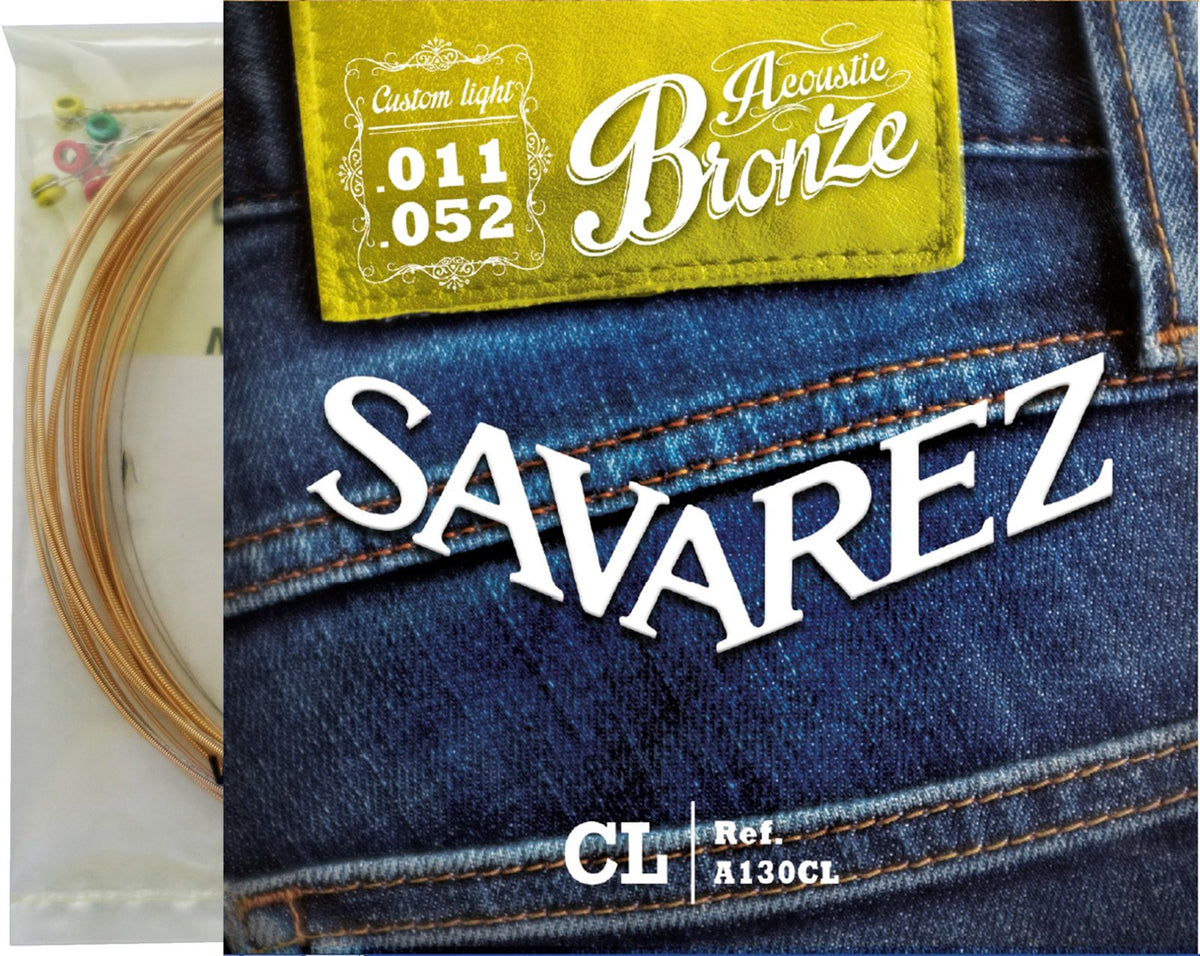 Dây Savarez A130CL Acoustic Bronze 11-52 – ảnh của Savarez