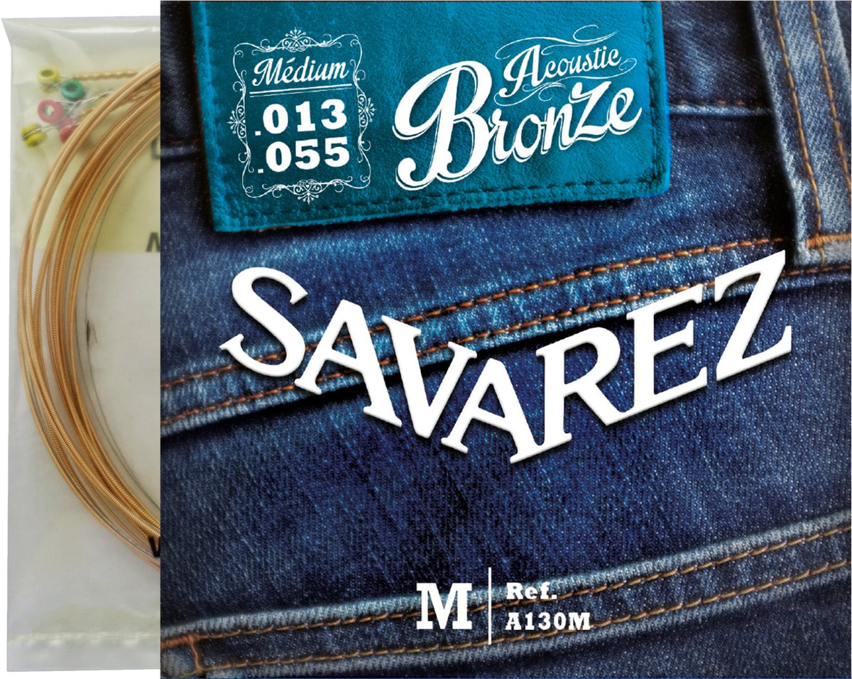 Dây Savarez A130M Acoustic Bronze 13-55 – ảnh của Savarez