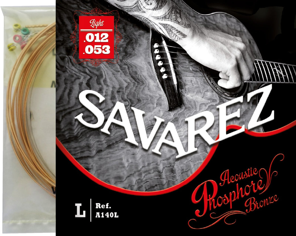Dây Savarez A140L Acoustic Phosphore Bronze 12-53 – ảnh của Savarez