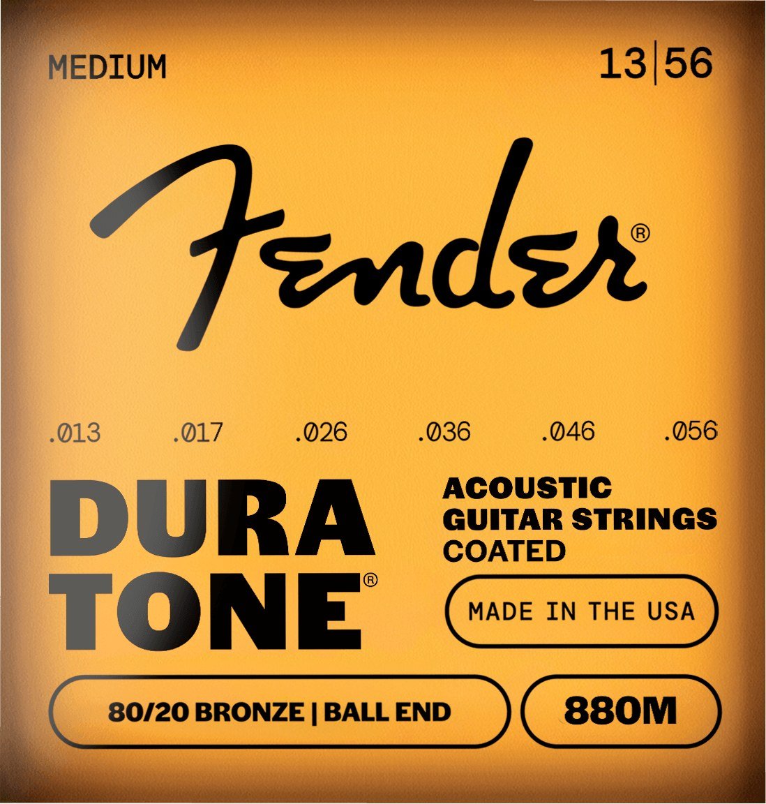 Fender Dura-Tone 880M – cỡ 13-56 Medium, cùng dòng Dura-Tone 880 với 880CL