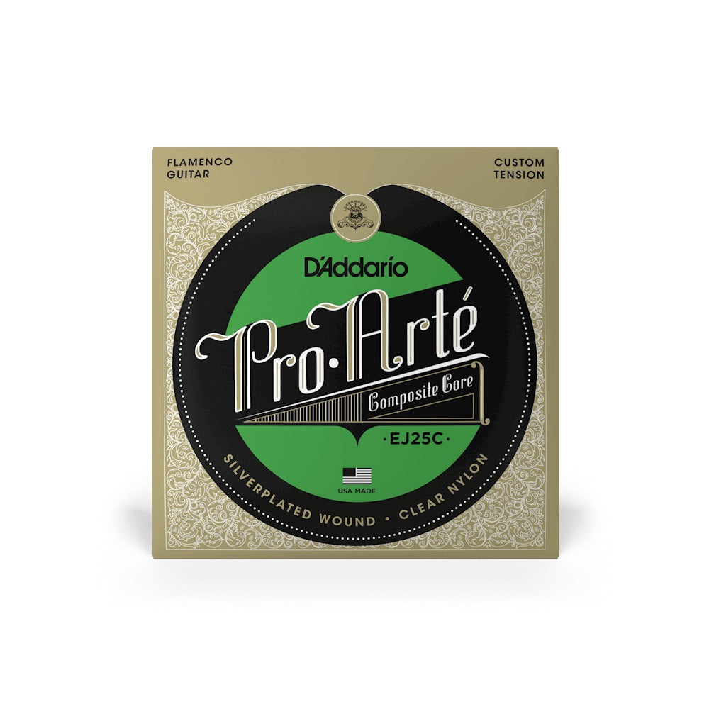 Bao bì dây D'Addario EJ25C chụp thẳng mặt trước