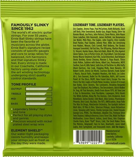 Dây Guitar Điện 8 Dây Ernie Ball Regular Slinky (10-74)