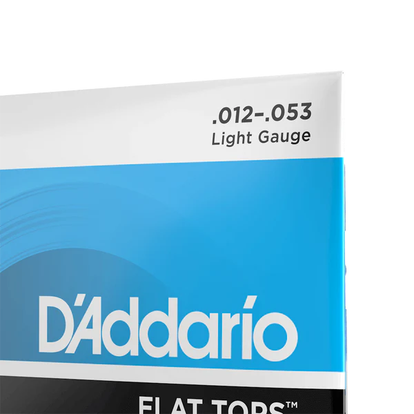 Dây Đàn Guitar Acoustic D'Addario EFT16 (Flat Tops Phosphor Bronze, 12-53 Light)