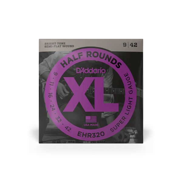 Dây Đàn Guitar Điện D'Addario EHR320 09-42 XL Half Rounds