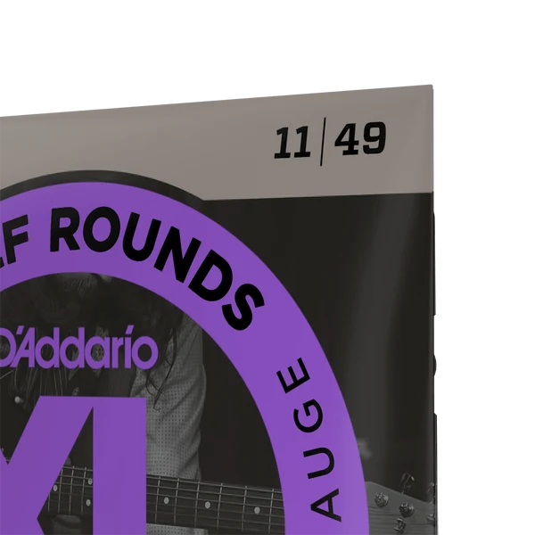 Dây Đàn Guitar Điện D'Addario EHR370 11-49 XL Half Rounds