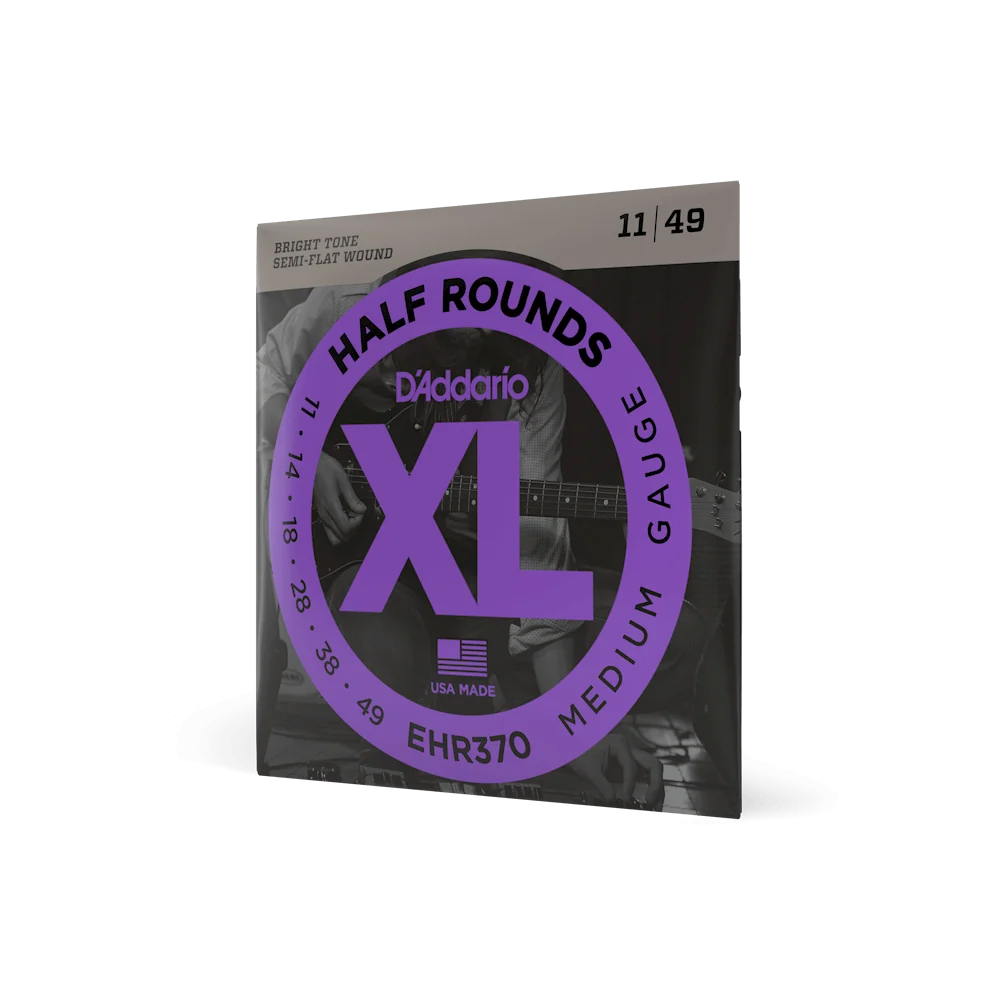 Dây Đàn Guitar Điện D'Addario EHR370 11-49 XL Half Rounds