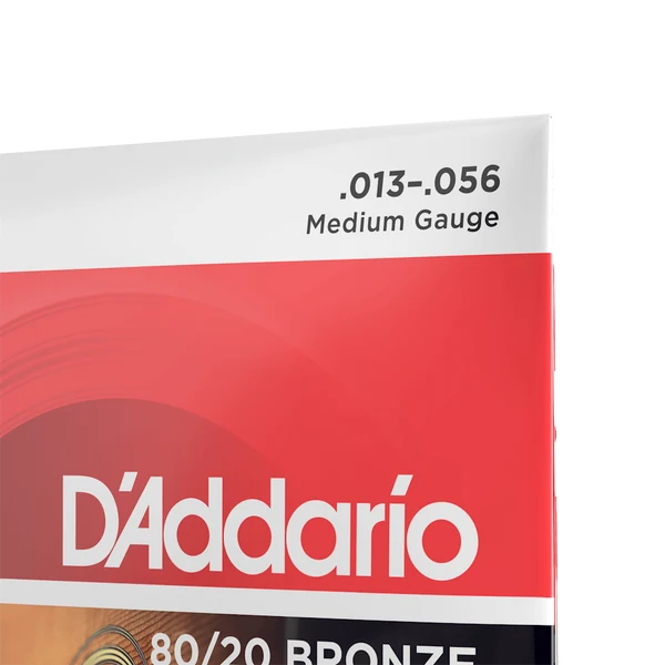 Dây Đàn Guitar Acoustic D'Addario EJ12 (80/20 Bronze, 13-56 Medium)