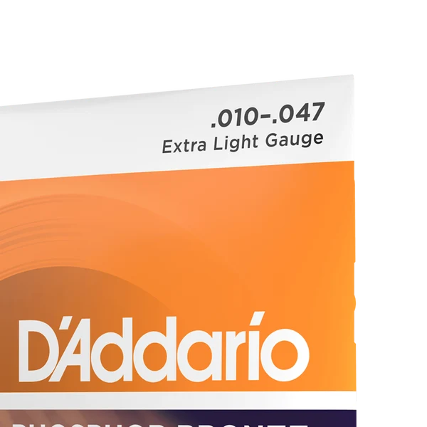 Dây Đàn Guitar Acoustic D'Addario EJ15 (Phosphor Bronze, 10-47 Extra Light)