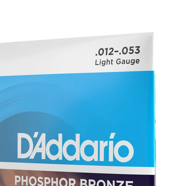 Dây Đàn Guitar Acoustic D'Addario EJ16 (Phosphor Bronze, 12-53 Light)