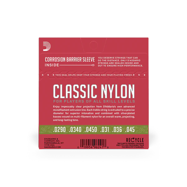 Dây Guitar Classic D'Addario EJ27N 1/2 Cho Đàn Nhỏ & Guitalele