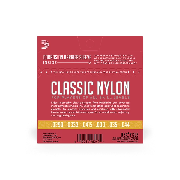 Dây Guitar Classic D'Addario EJ27N 3/4 Cho Đàn Cỡ Nhỏ
