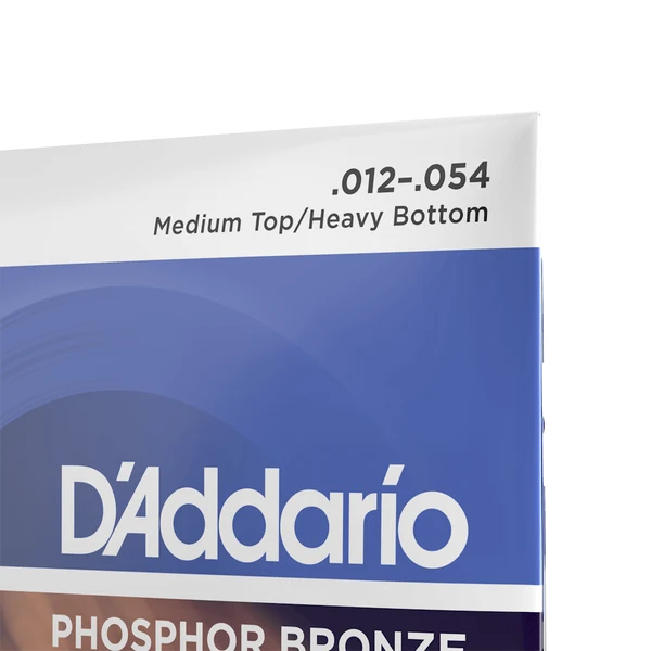 Dây Đàn Guitar Acoustic 12 Dây D'Addario EJ37 (Phosphor Bronze, 12-54 Medium Top/Heavy Bottom)