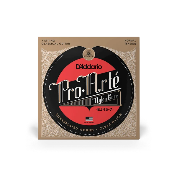 Dây Guitar Classic 7 Dây D'Addario EJ45-7 Pro-Arté Nylon