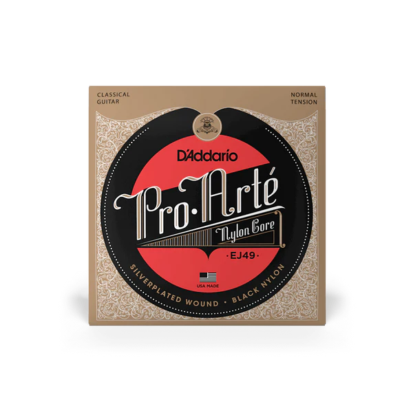 Dây Guitar Classic D'Addario EJ49 Pro-Arté Black Nylon
