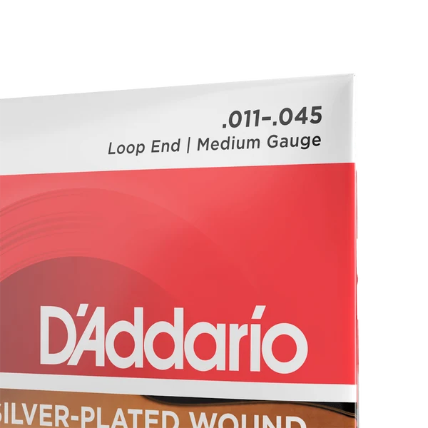 Dây Đàn Guitar Gypsy Jazz D'Addario EJ84M (Silver Wound, Loop End, Medium 11-45)