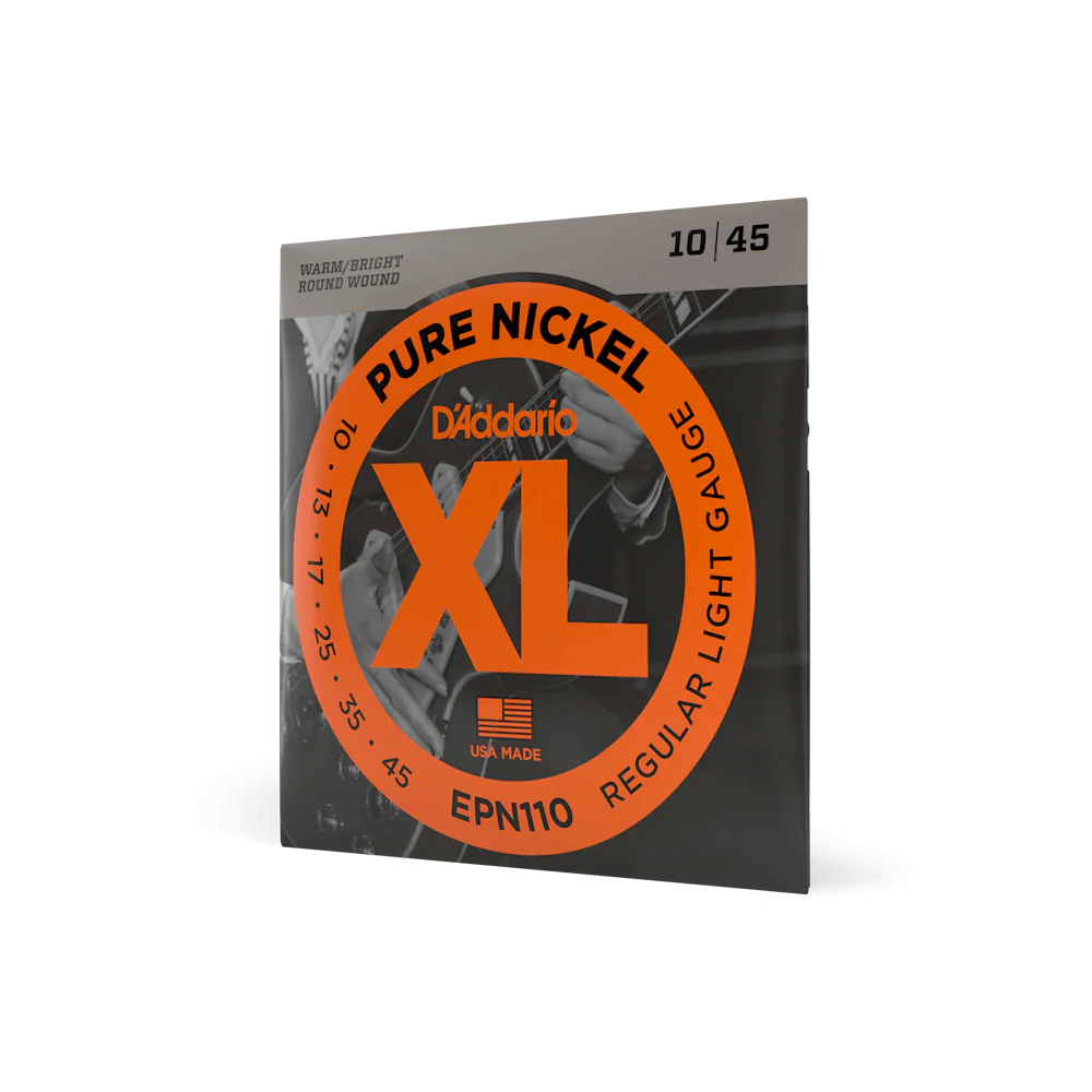 Dây Guitar Điện D'Addario EPN110 10-45 Pure Nickel Vintage