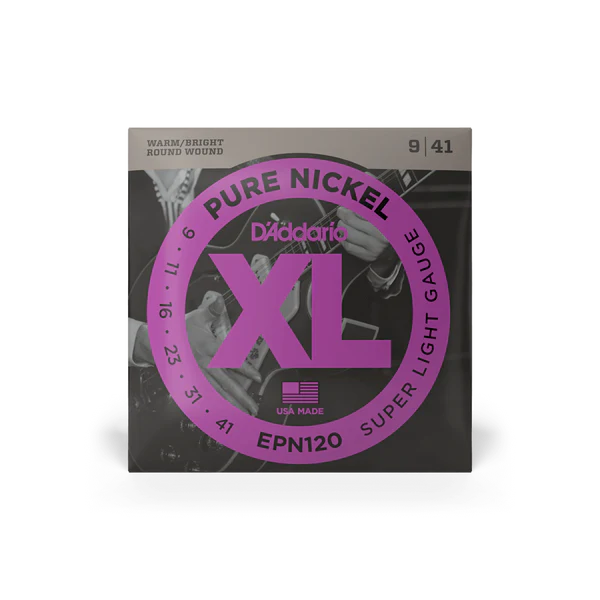 Dây Guitar Điện D'Addario EPN120 09-41 Pure Nickel Vintage