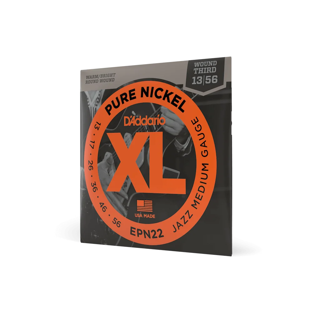 Dây Đàn Guitar Điện D'Addario EPN22 13-56 XL Pure Nickel
