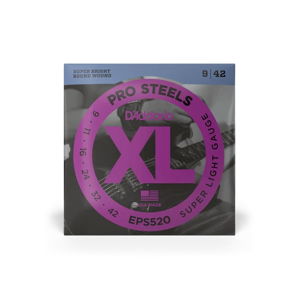 Dây Đàn Guitar Điện D'Addario EPS520 09-42 XL ProSteels