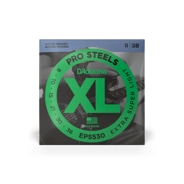 Dây Đàn Guitar Điện D'Addario EPS530 08-38 XL ProSteels