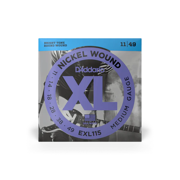 Dây Guitar Điện D'Addario EXL115 11-49 XL Nickel