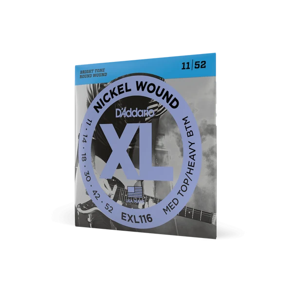 Dây Đàn Guitar Điện D'Addario EXL116 11-52 XL Nickel Wound