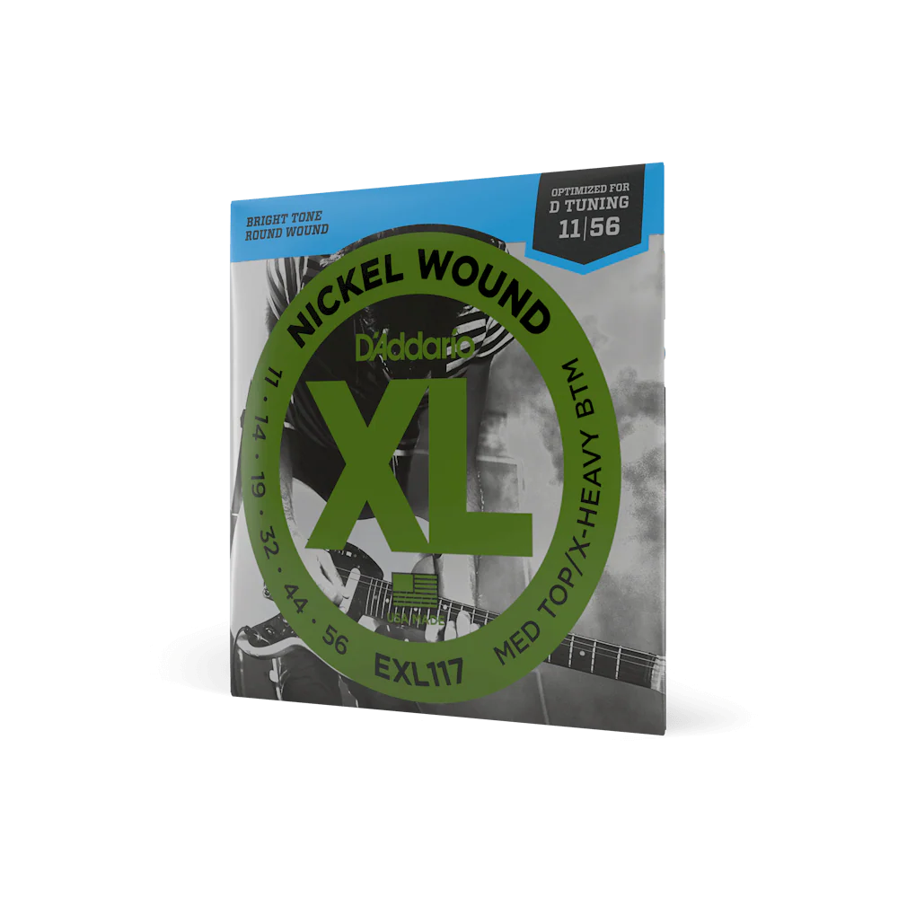 Dây Đàn Guitar Điện D'Addario EXL117 11-56 XL Nickel Wound