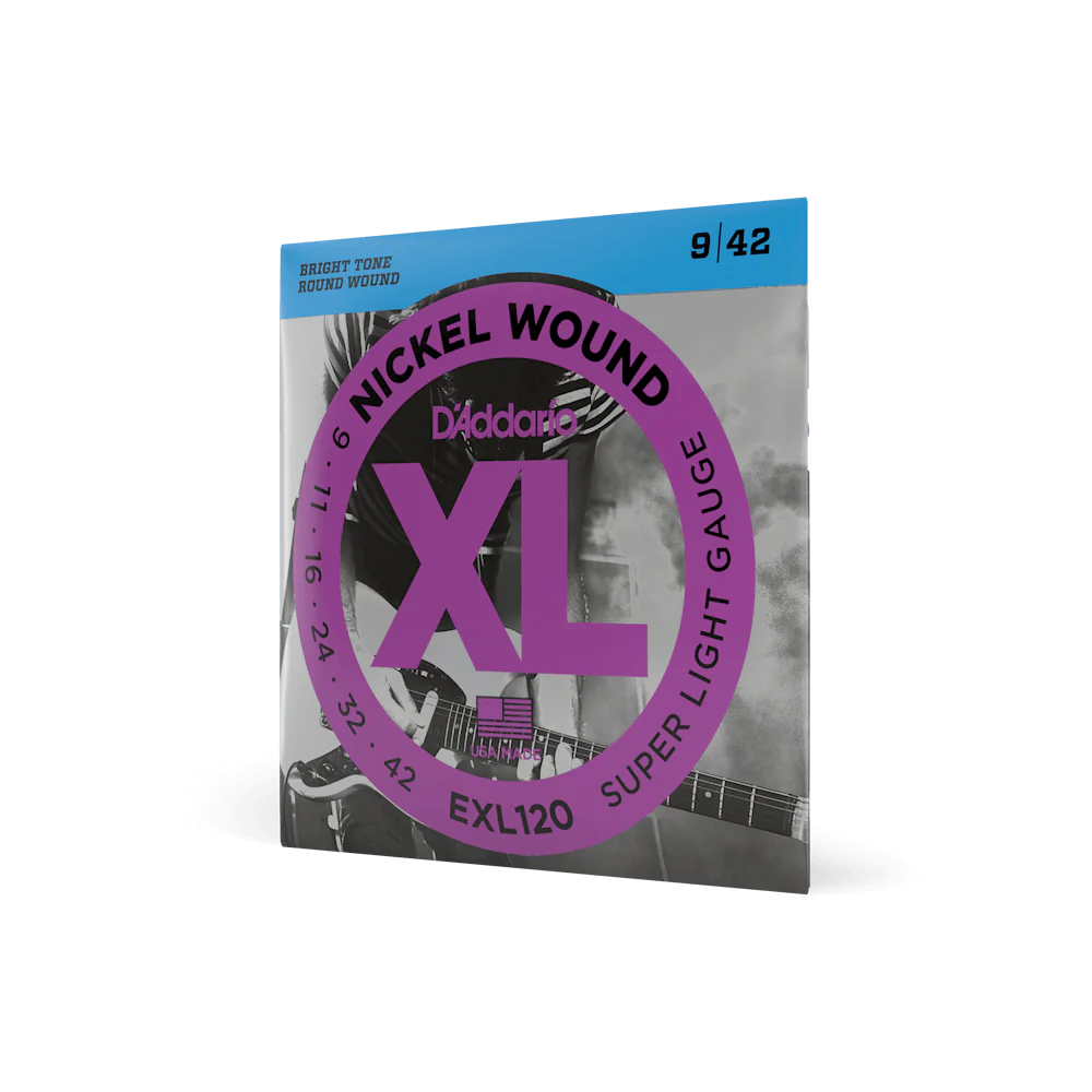 Dây Guitar Điện D'Addario EXL120 09-42 XL Nickel