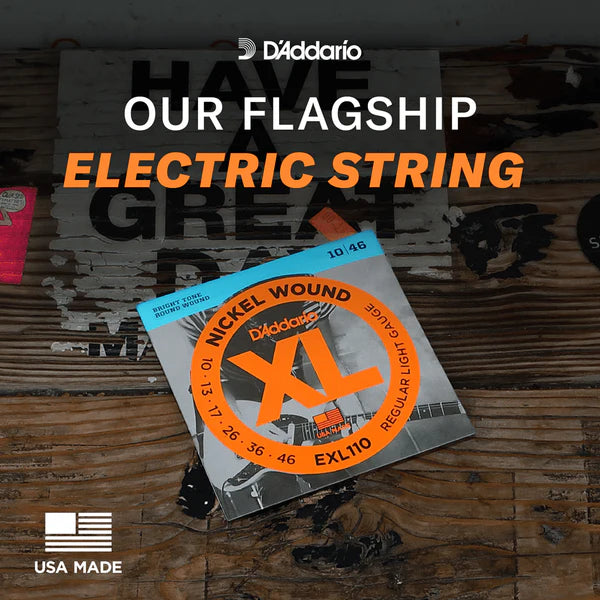 Dây Đàn Guitar Điện D'Addario EXL110 10-46 XL Nickel Wound