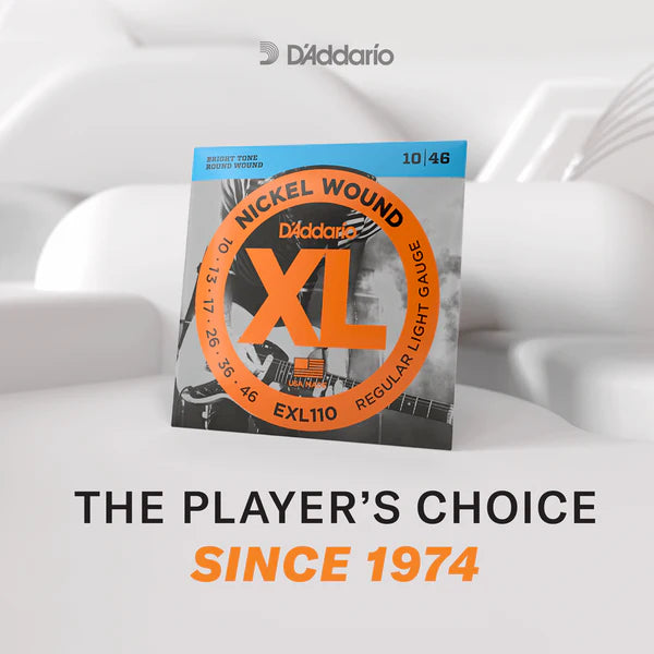 Dây Đàn Guitar Điện D'Addario EXL110 10-46 XL Nickel Wound