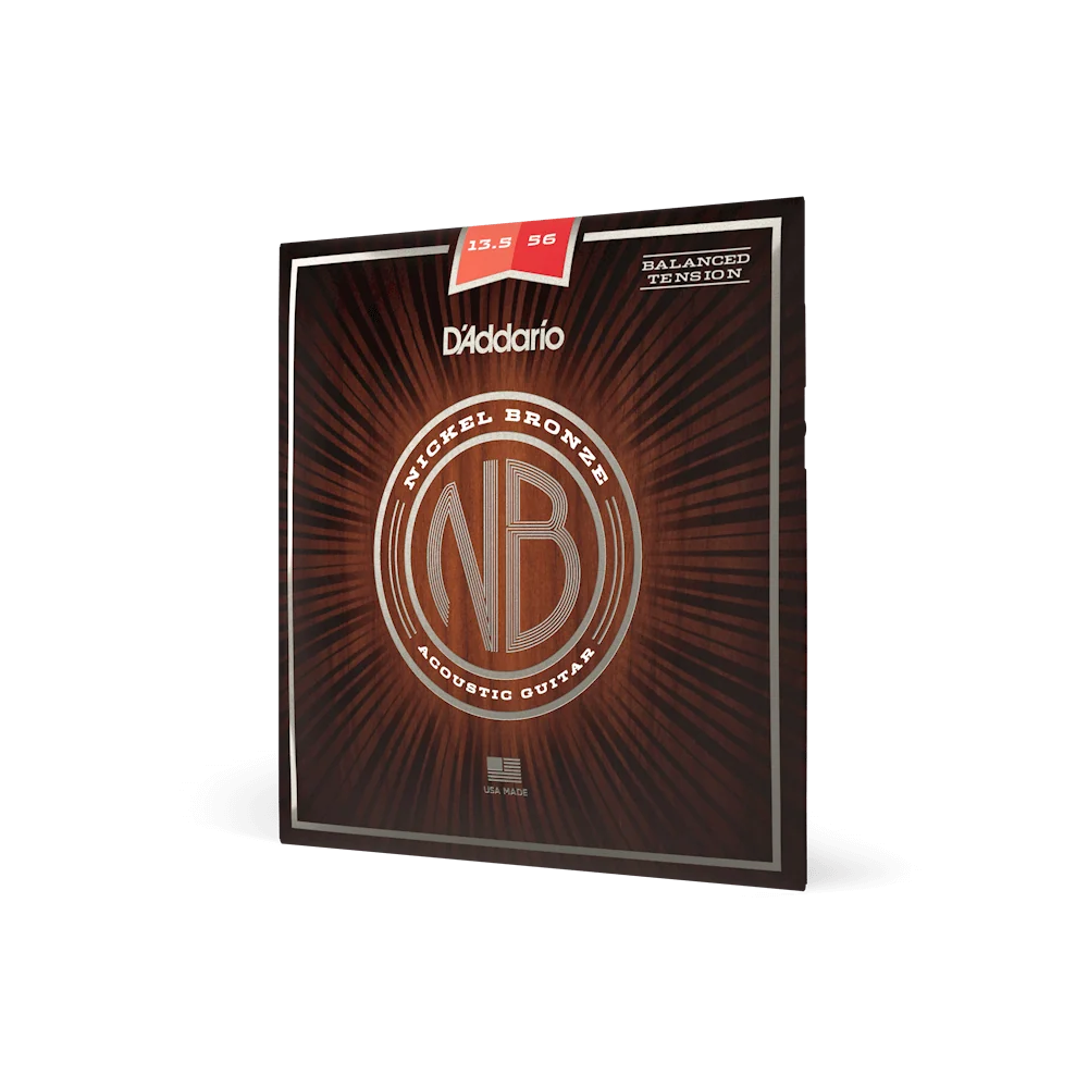 Dây Đàn Guitar Acoustic D'Addario NB13556BT (Nickel Bronze Balanced Tension, 13.5-56)
