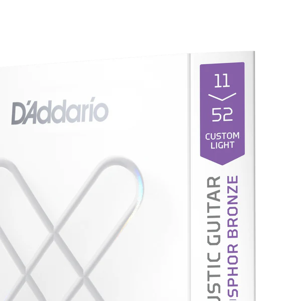 Dây Đàn Guitar Acoustic D'Addario XSAPB1152 (XS Phosphor Bronze, 11-52 Custom Light)