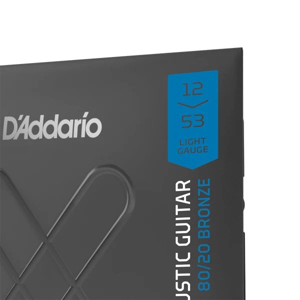 Dây Đàn Guitar Acoustic D'Addario XTABR1253 (XT 80/20 Bronze, 12-53 Light)