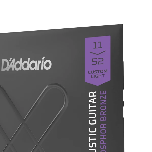 Dây Đàn Guitar Acoustic D'Addario XTAPB1152 (XT Phosphor Bronze, 11-52 Custom Light)