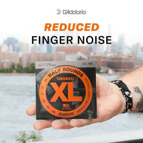 Dây Đàn Guitar Điện D'Addario EHR310 10-46 XL Half Rounds