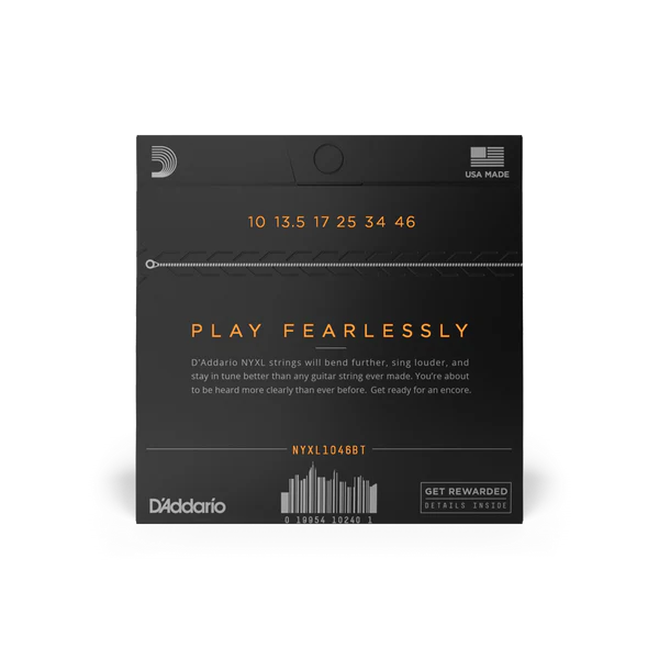 Dây Đàn Guitar Điện D'Addario NYXL1046BT 10-46 Balanced Tension